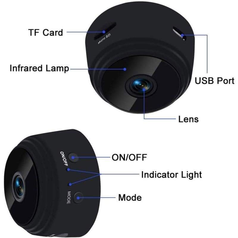 WiFi Mini Camera – Wireless Smart Security Cam.