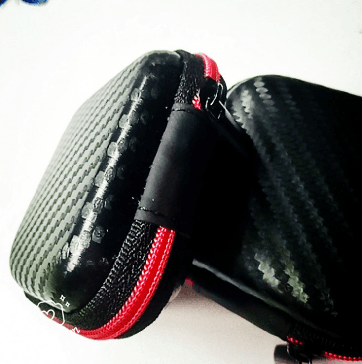 Square Headphone Case, EVA Storage Box for Electronics.