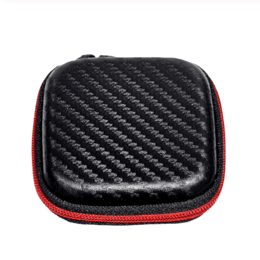 Square Headphone Case, EVA Storage Box for Electronics.