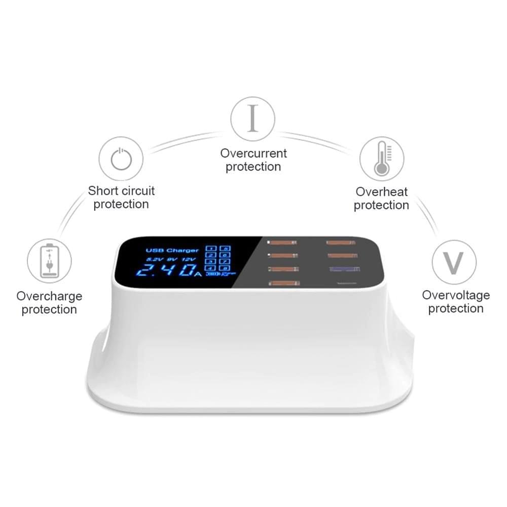Multi-Port USB Charger Station Type C.