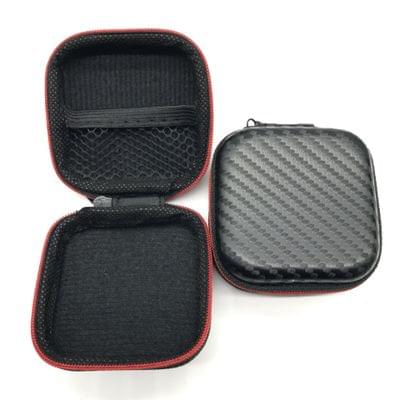 Square Headphone Case, EVA Storage Box for Electronics.