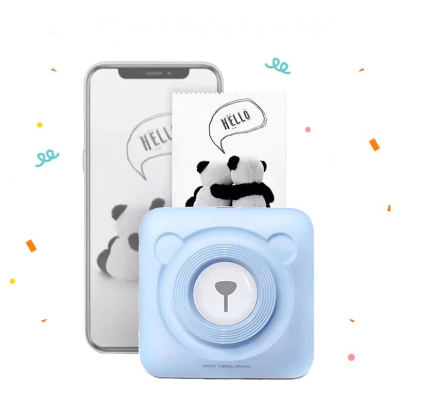 Mini Magic Wireless Photo Printer + 6 FREE Thermal Rolls.
