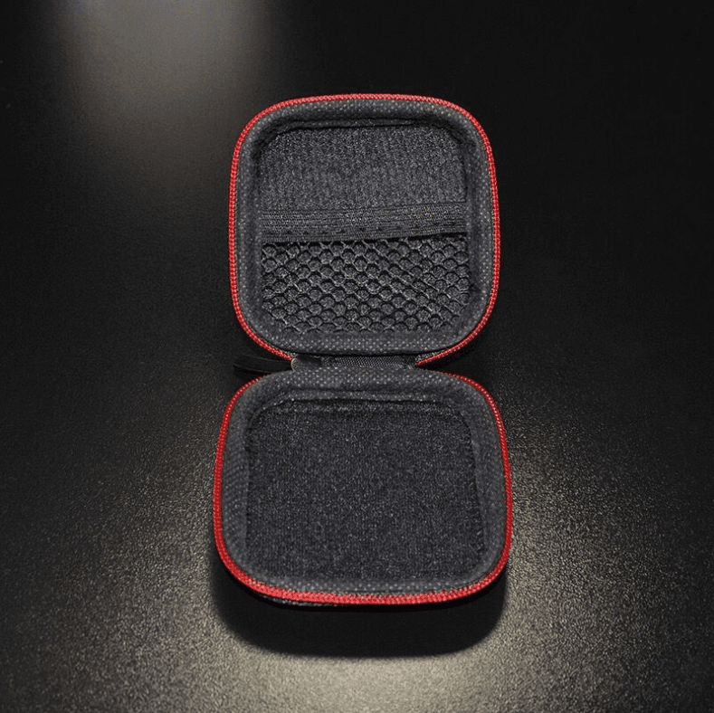 Square Headphone Case, EVA Storage Box for Electronics.