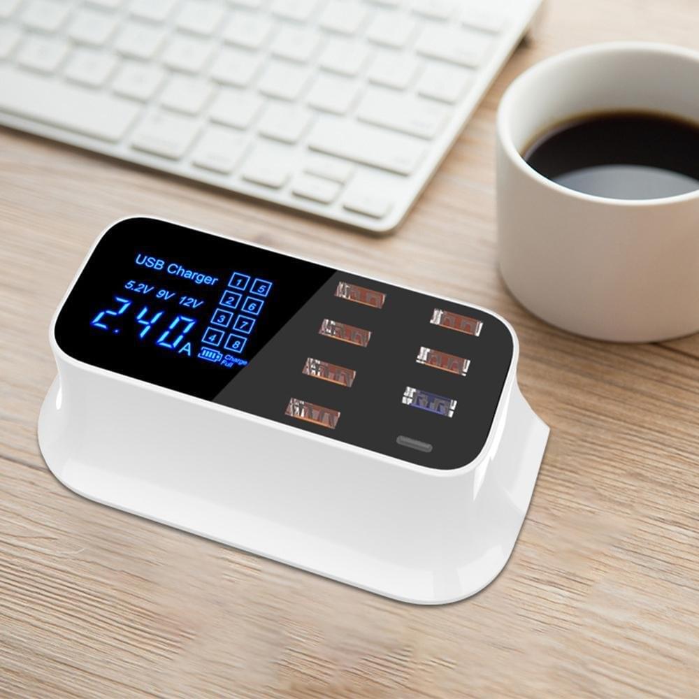 Multi-Port USB Charger Station Type C.