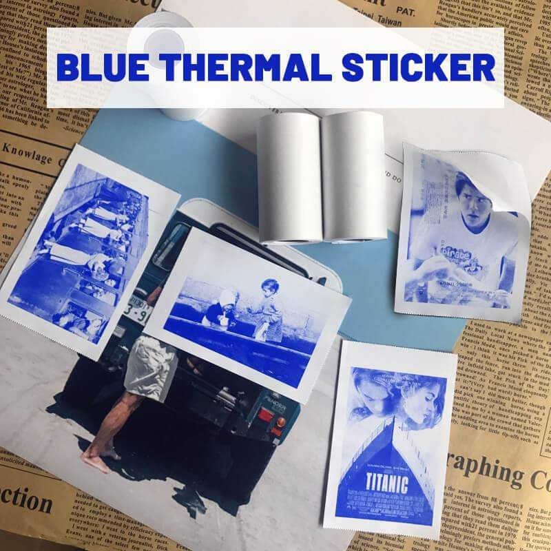 Mini Magic Wireless Photo Printer + 6 FREE Thermal Rolls.