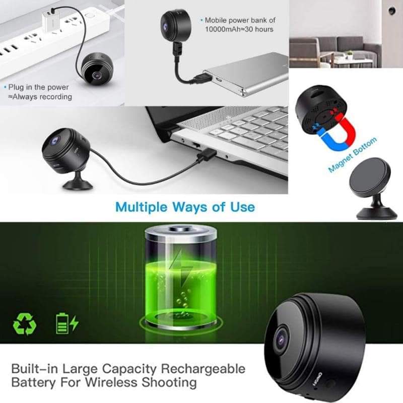 WiFi Mini Camera – Wireless Smart Security Cam.