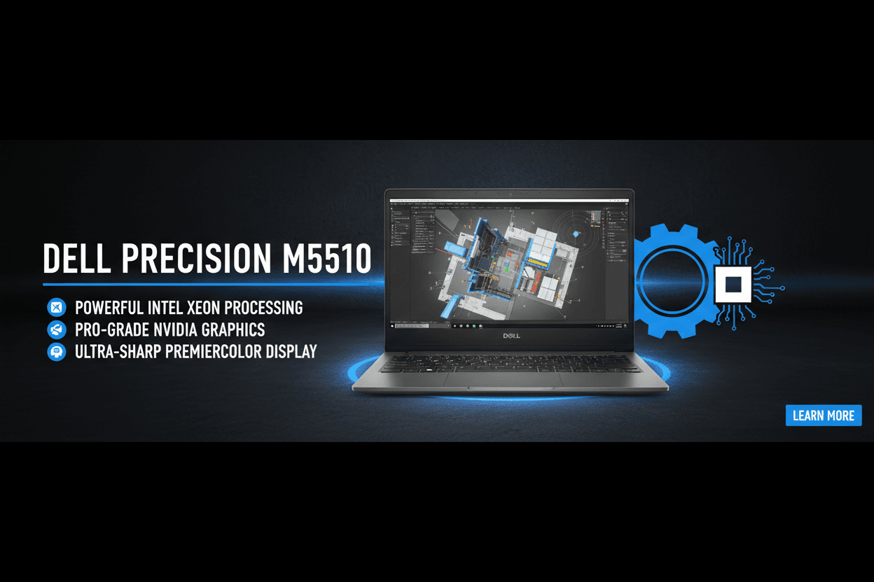 Dell Precision M5510 - Key Benefit Banner
