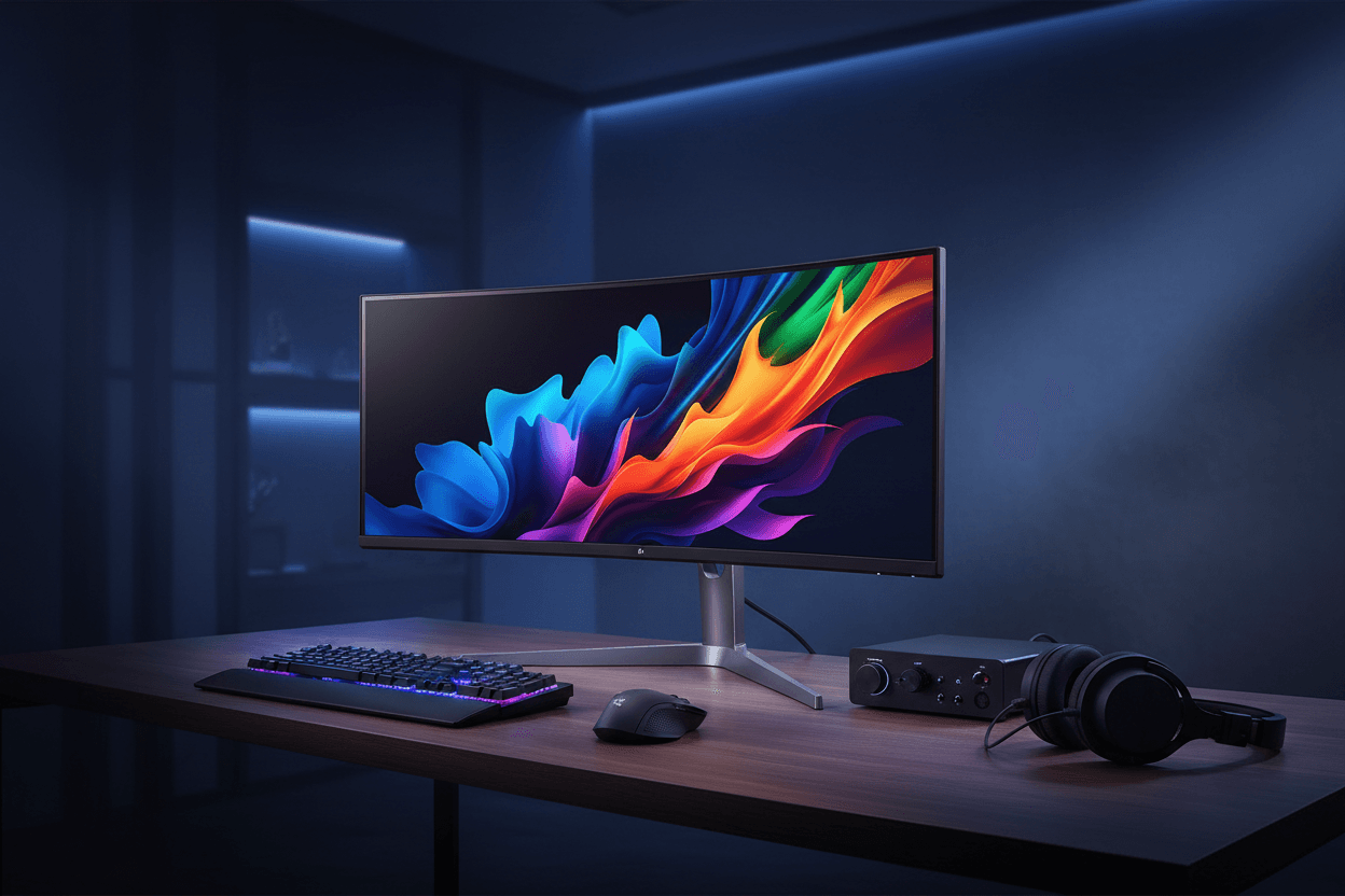LG Monitor - Dark Setup